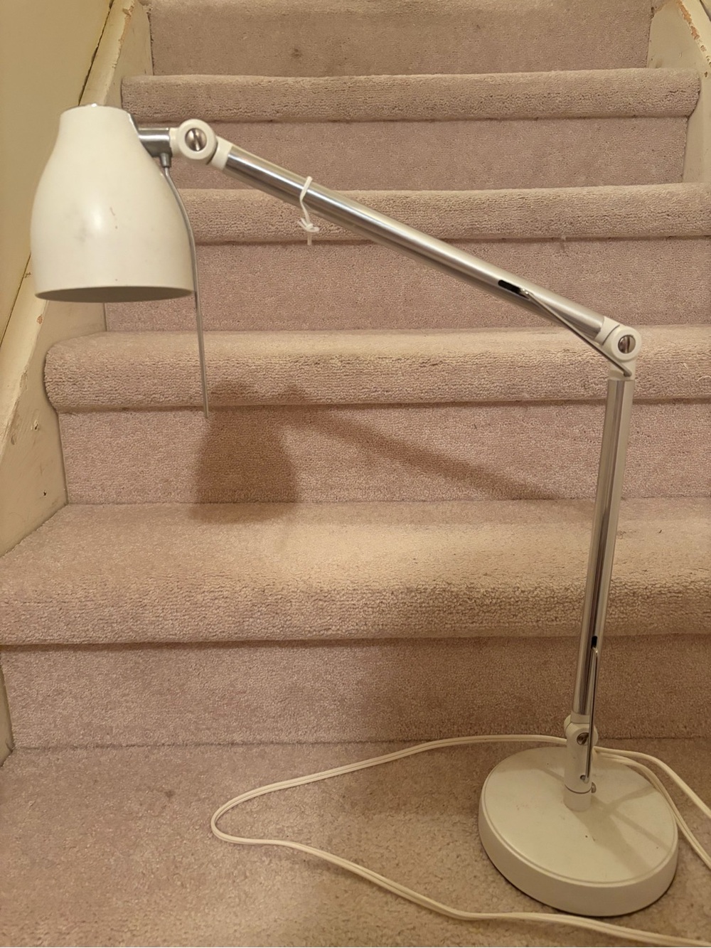 IKEA White Adjustable Task Lamp